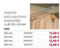 Soporte Para Perchero Extensible