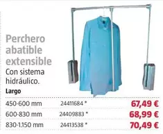 Perchero Abatible Extensible