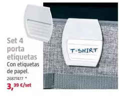 Set 4 Porta Etiquetas