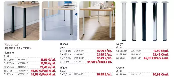 Patas De Acero 'Redonda'