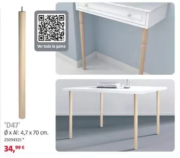 Patas De Madera 'D47'