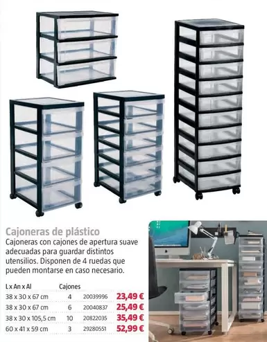 Cajonera De Plastico