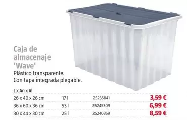 Caja De Almacenaje 'wave'