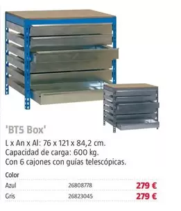 Bancos De Trabajo 'Bt5 Box'