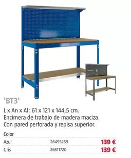 Bancos De Trabajo 'Bt3'