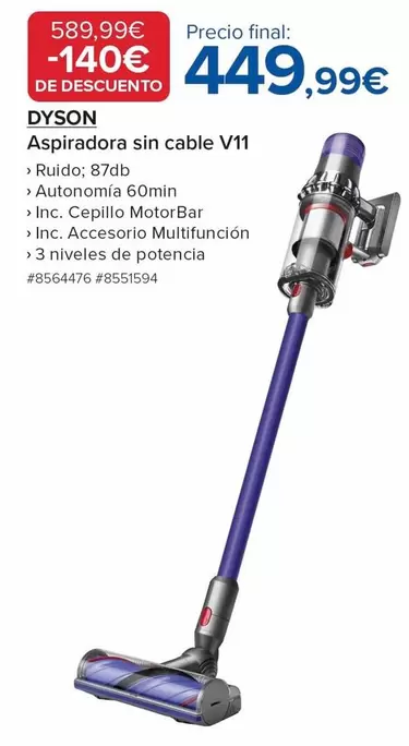 Dyson - Aspiradora Sin Cable V11
