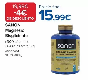 Sanon - Magnesio Bisglicinato