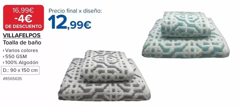 Villafelpos  - Toalla De Baño