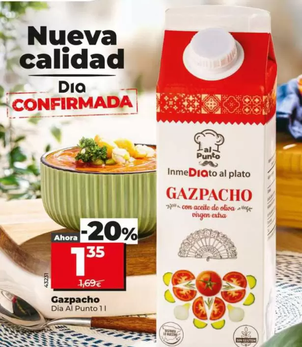 Dia Al Punto - Gazpacho  1 L