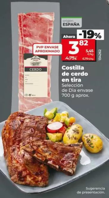 Seleccion De Dia - Costilla De Cerdo En Tira 