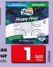 Foxy - Servilletas Happy Hour 