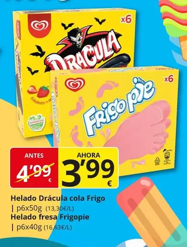 Drácula - Helado Dracula Cola Frigo