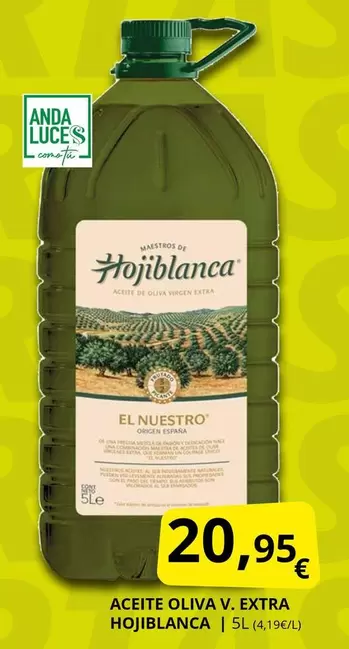 Hojiblanca - Aceite Oliva V. Extra