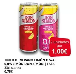 Don Simón - Tinto De Verano Limón O S/al 0,0% Limón