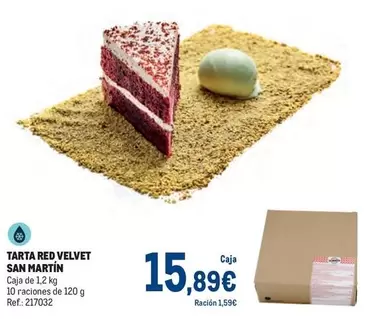 san - Tarta Red Velvet San Martin
