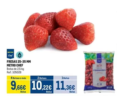 chef select - Fresas 25-35 Mm
