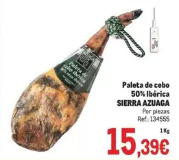 Sierra de Azuaga - Paleta De Cebo 50% Iberica