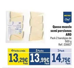 Aro - Queso Mezcla Semi Porciones