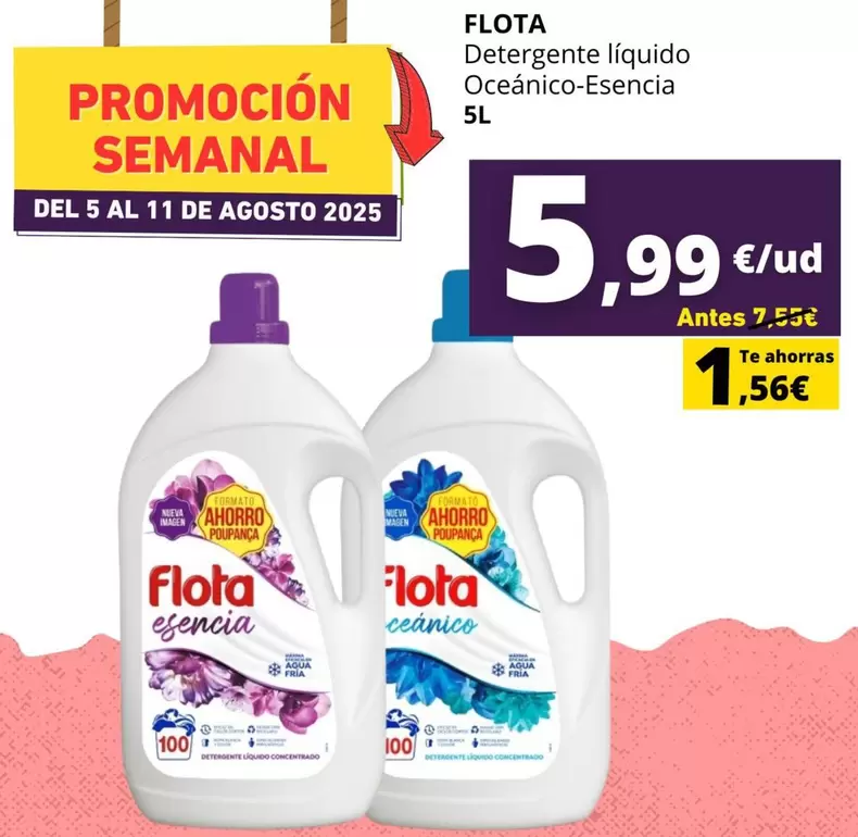 Flota - Detergente Líquido Oceanico Esencia