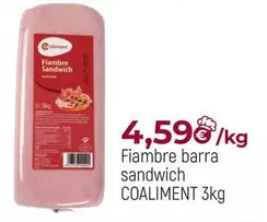 Coaliment - Fiambre Barra Sandwich