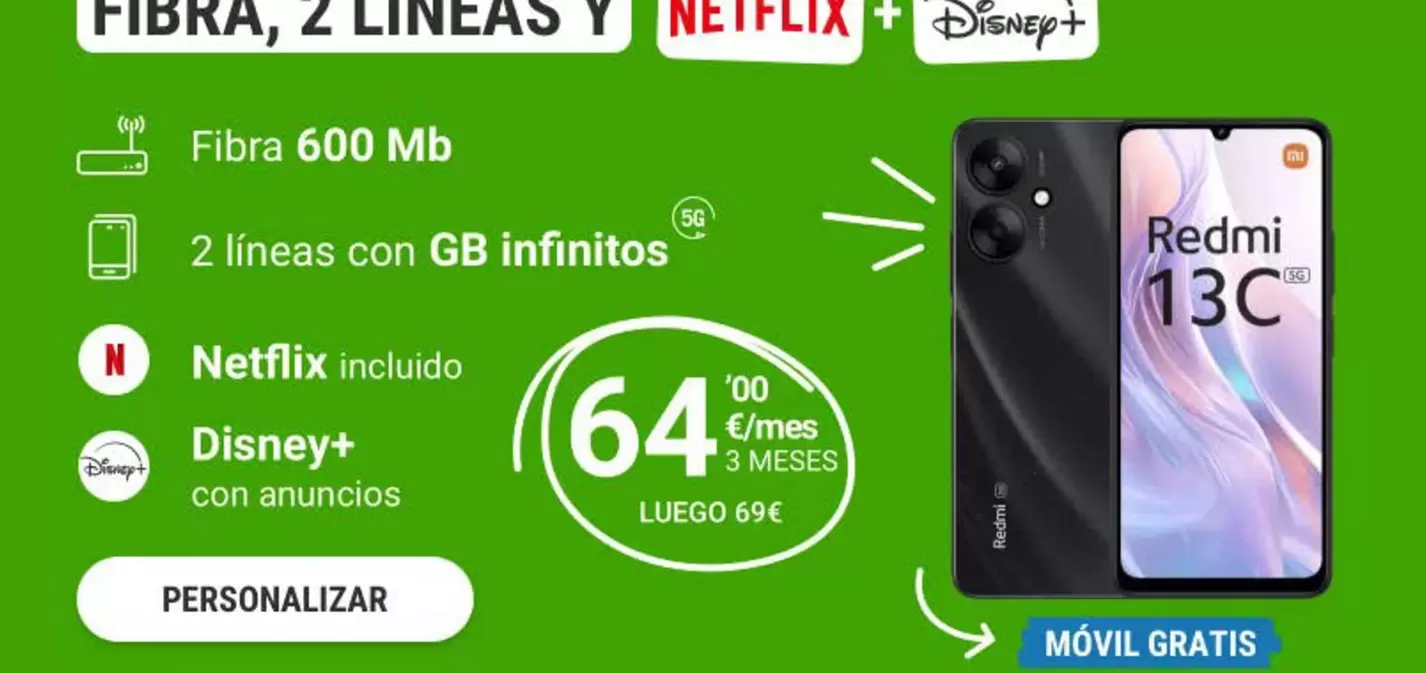 MB - Fibra, 2 Lineas Y Neiflux
