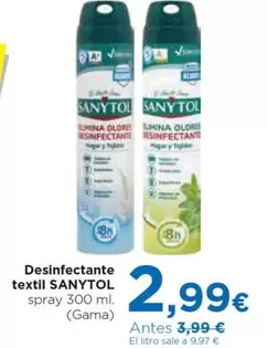 Sanytol - Desinfectante Textil