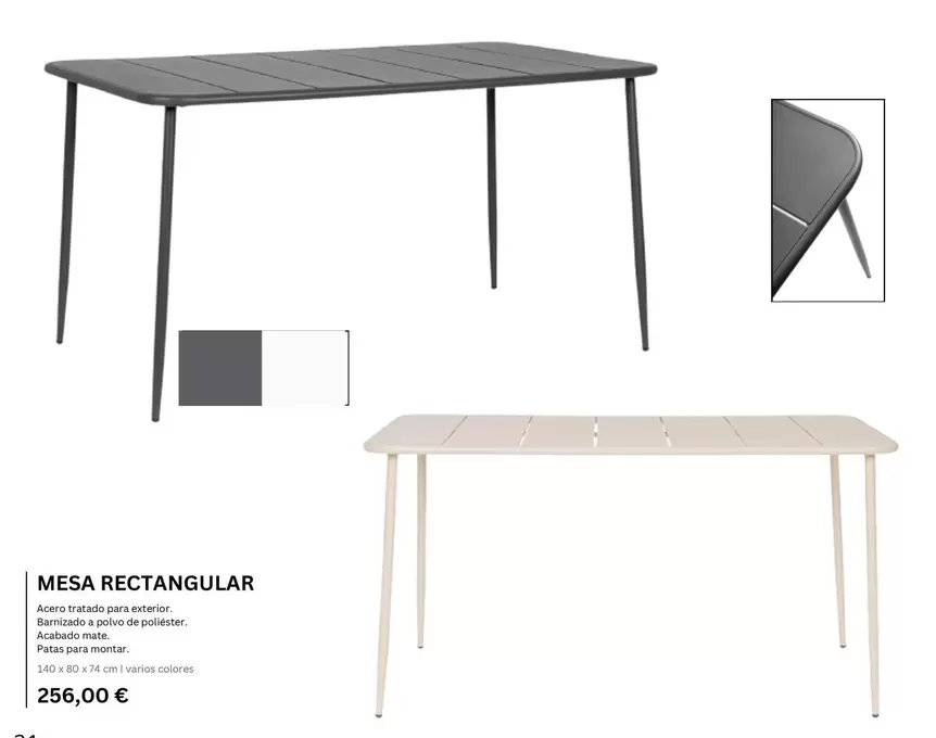 Mesa Rectangular