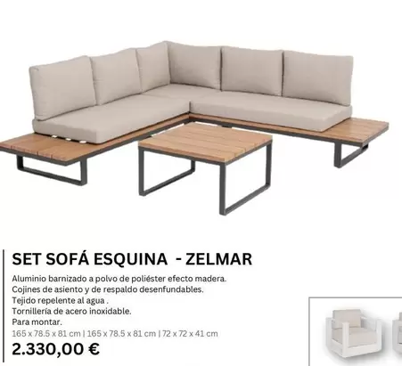 esquina - Set Sofá Esquina