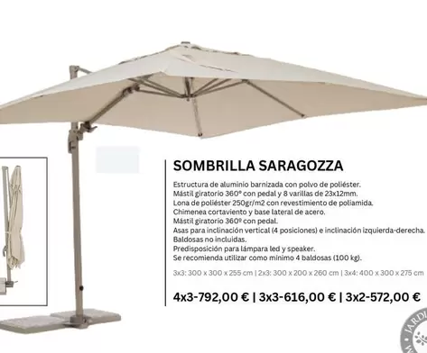 Sombrilla Saragozza