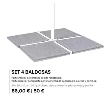 Set 4 Baldosas