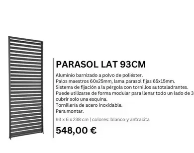 Parasol Lat 93Cm