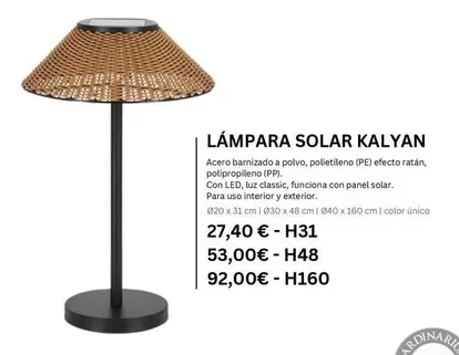 Lampara Solar Kalyan