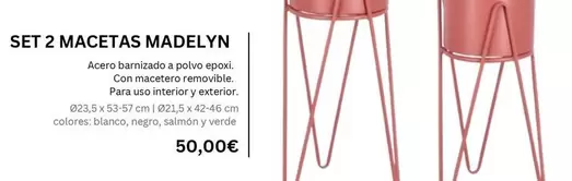 Set 2 Macetas Madelyn