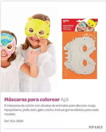 Apli - Máscaras Para Colorear