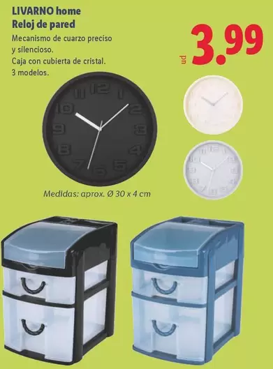 Livarno Home - Reloj De Pared