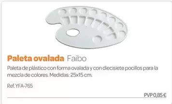 Faibo - Paleta Ovalada 