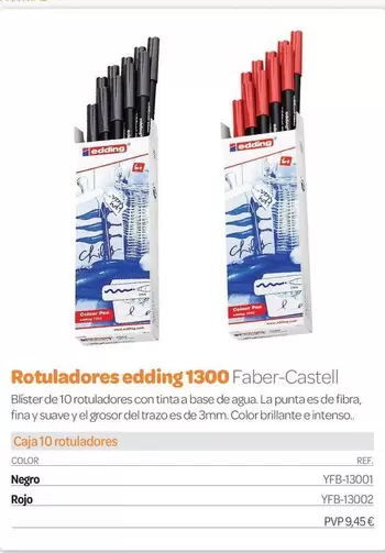 Edding - Rotuladores Edding 1300