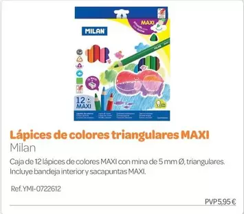 Milán - Lápices De Colores Triangulares Maxi