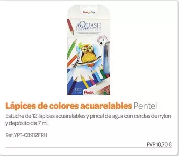Pentel - Lápices De Colores Acuarelables