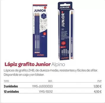 Alpino - Lapiz Grafito Junior