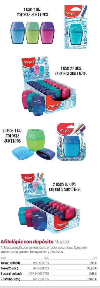 Maped - 2 Usos 20 Uds. Colores Surtidos