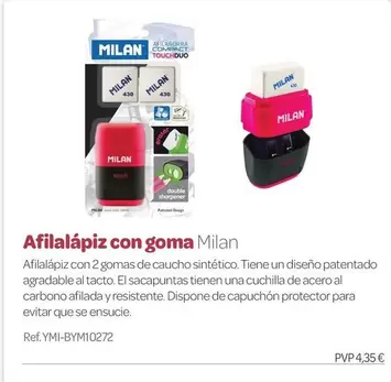 Milán - Afilálapiz Con Goma