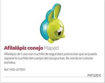 Maped - Afilalápiz Conejo