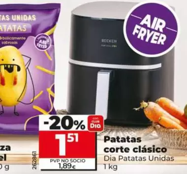 Dia Patatas Unidas - Patatas Corte Clásico