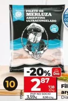 Dia Mari Marinera - Filetes De Merluza Argentina Sin Piel