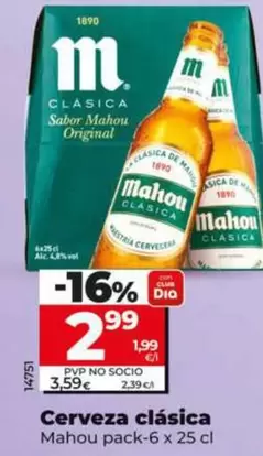 Mahou - Cerveza Clásica