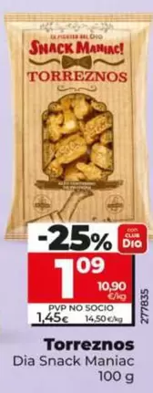 Dia Snack Maniac - Torreznos 