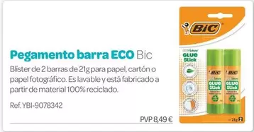 BIC - Pegamento Barra Eco