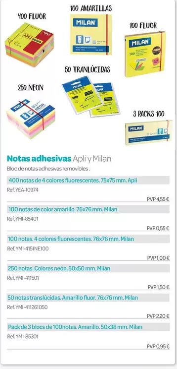 Apli - Notas Adhesivas Y Mijan