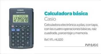 CASIO - Calculadora Básica